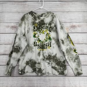 Stone Brewing Blazingly Fresh Tie Dye Gargoyle Sweatshirt Mens XL Green White‎